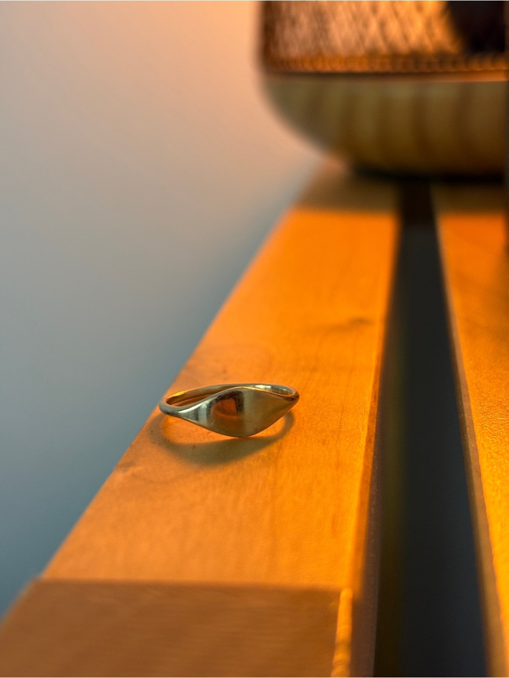 10k gold signet ring